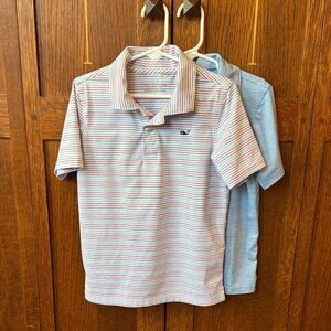Vineyard Vines Size 5 Performance Polo Shirts - Set of 2